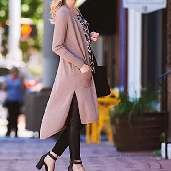 H By Halston Open Front Duster Cárdigan - Picture 16 of 16